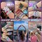 30,000 Pcs Clay Beads Bracelet Making Kit, 168 Colors 8 Boxes Flat Preppy Beads for Friendship Bracelets, Jewelry Kit with Pendant Charms Elastic String Crafts Arts Crafts Gifts